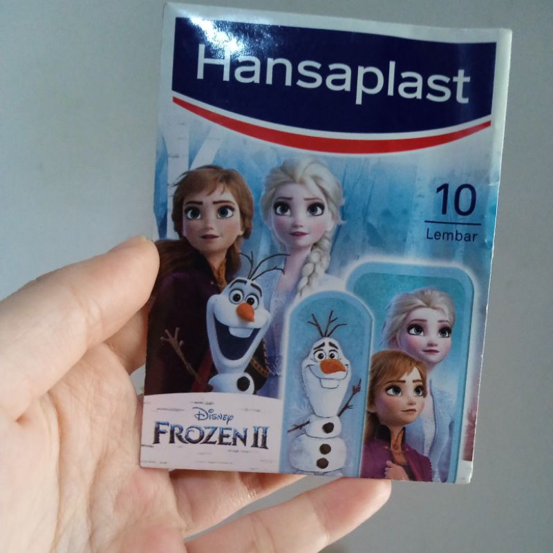 Hansaplast Cerotti Per Bambini Frozen – 16 Cerotti Colorati Con Motivi Di Elsa, Anna, Olaf – Protezione Ferite E Graffi, Delicati Sulla Pelle