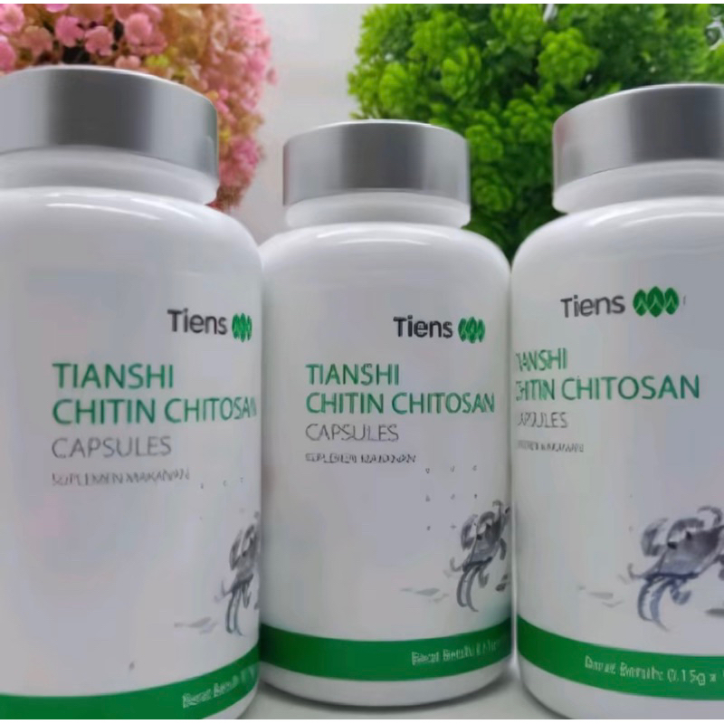 Jual (TERLARIS) TIENS CHITIN CHITOSAN 100 KAPSUL SEGEL / SUPLEMEN ...