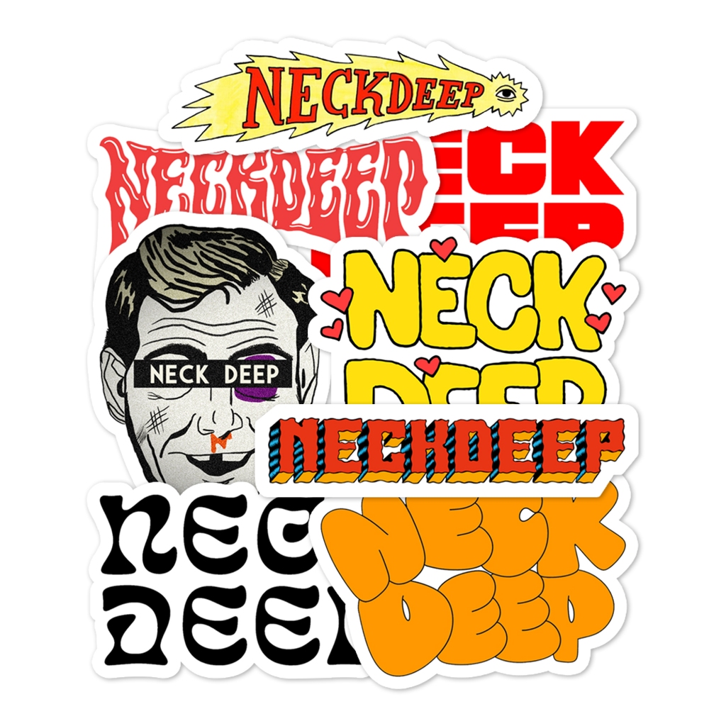 Jual Stiker NECK DEEP Sticker Pack Band vol. 1 (Neck Deep) | Shopee ...