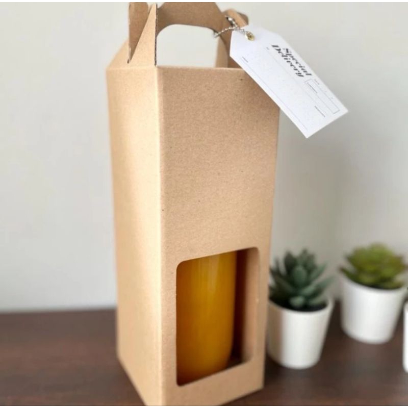 Jual Box Hampers dan tag ukuran botol 1 liter | Shopee Indonesia