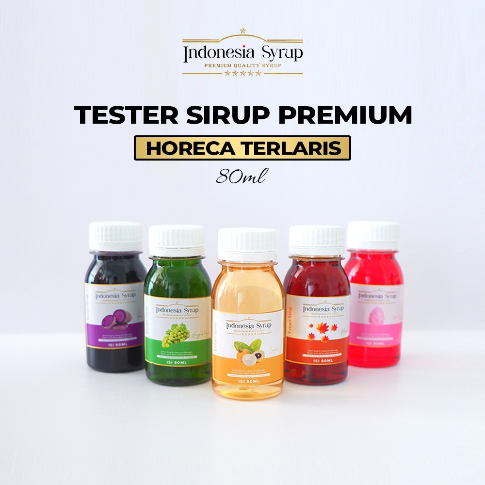 Jual Tester Sirup Premium Rasa Tamarind/Asam Jawa 80 ml Halal BPOM ...