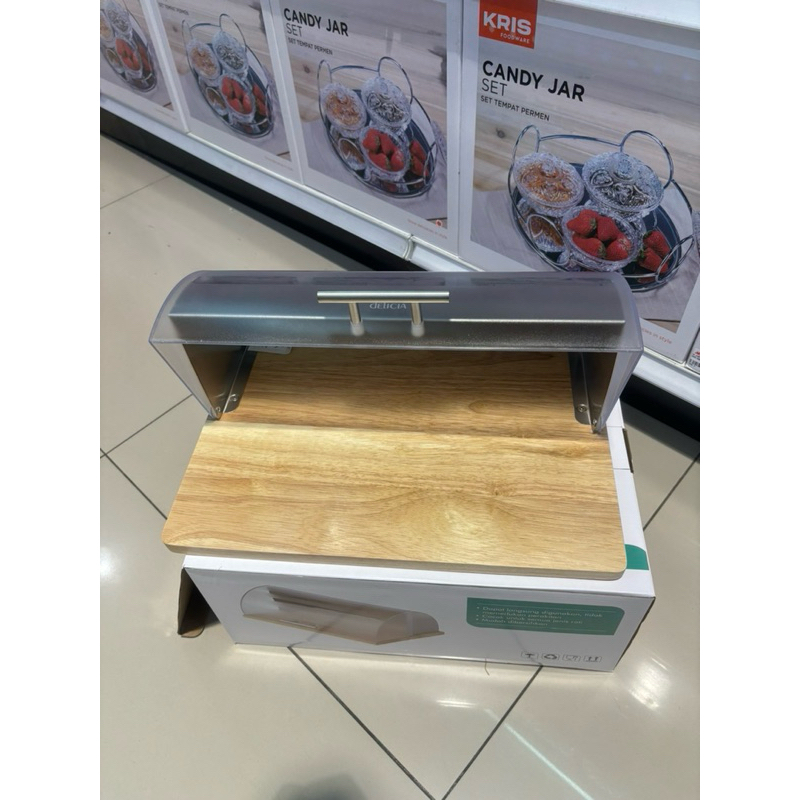 Jual Delicia Tempat Roti Dengan Tutup Transparan/Tempat Roti Dengan ...