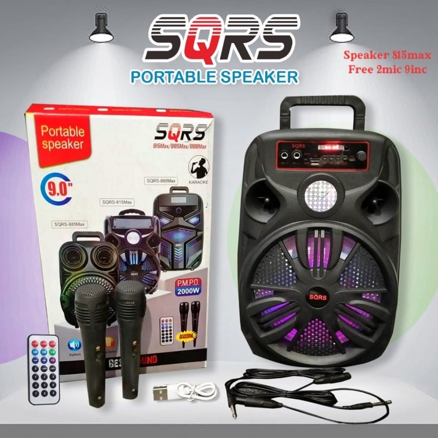 Jual COD Speaker Bluetooth Wireless Portable SQRS_805 Speaker Best ...