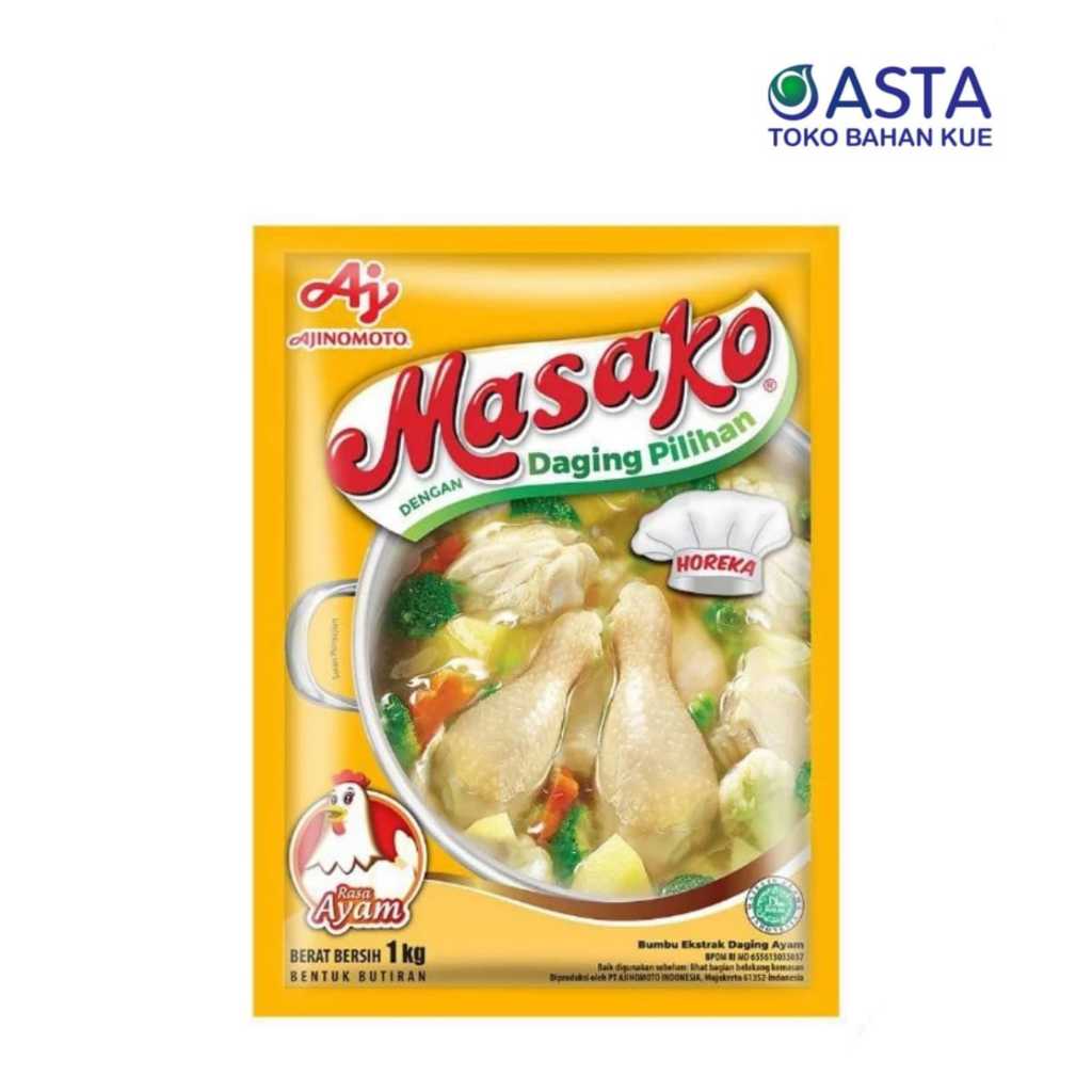 Jual Masako Bumbu Penyedap Rasa Ayam 1 Kg | Kaldu Ayam Bubuk | Penyedap ...