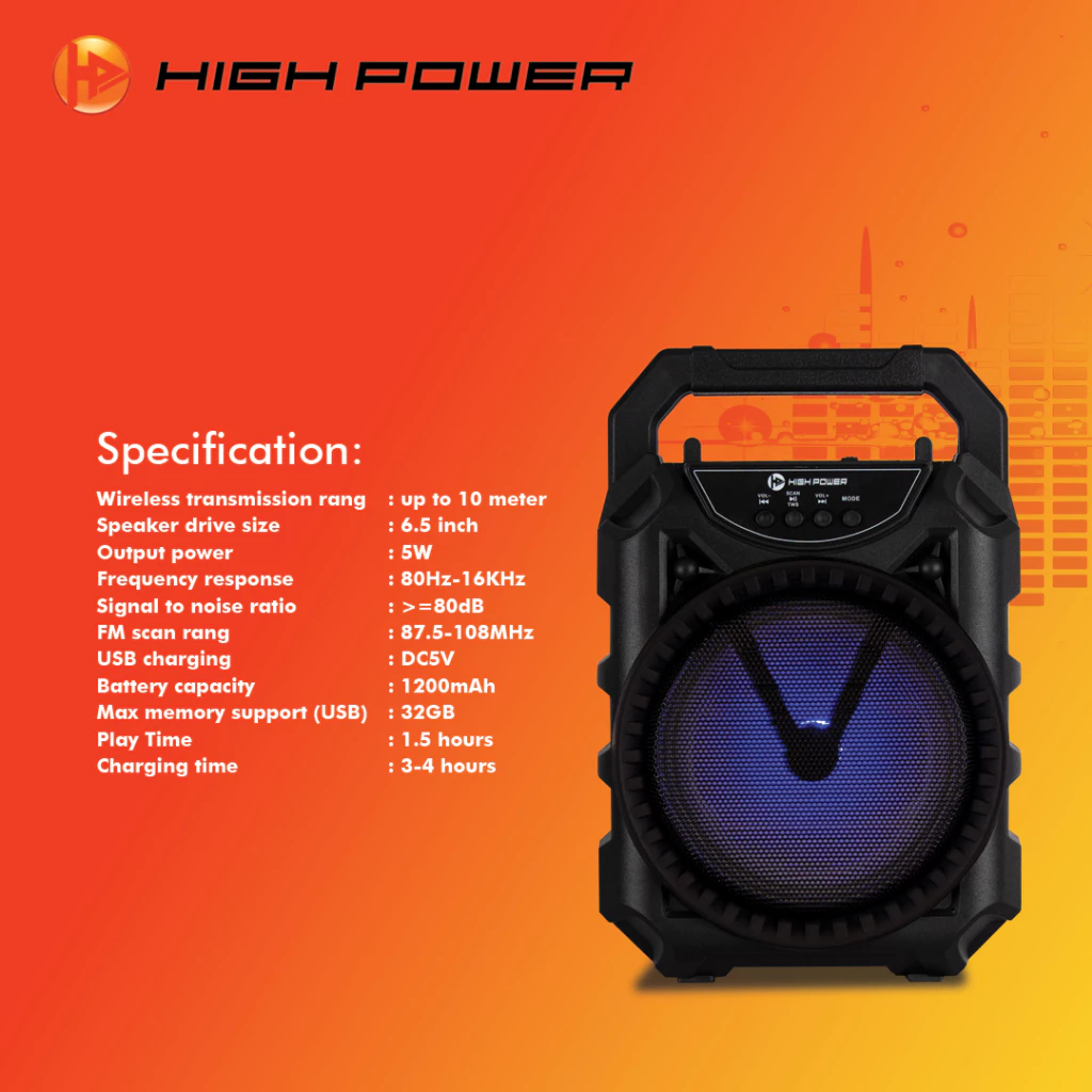 Noise High Power Speaker