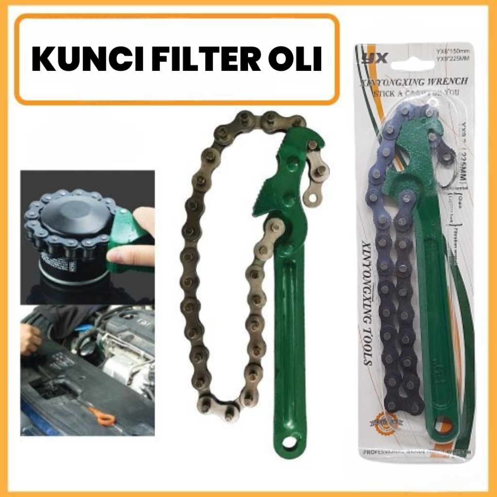 Jual kunci filter oli sabuk / rantai 9in - kunci / pembuka filter oli ...