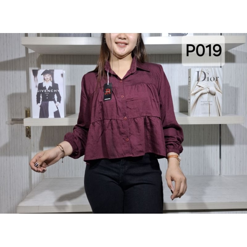 Jual KEMEJA POLO LINEN/ KEMEJA POLO TERBARU/KODE P019 | Shopee Indonesia
