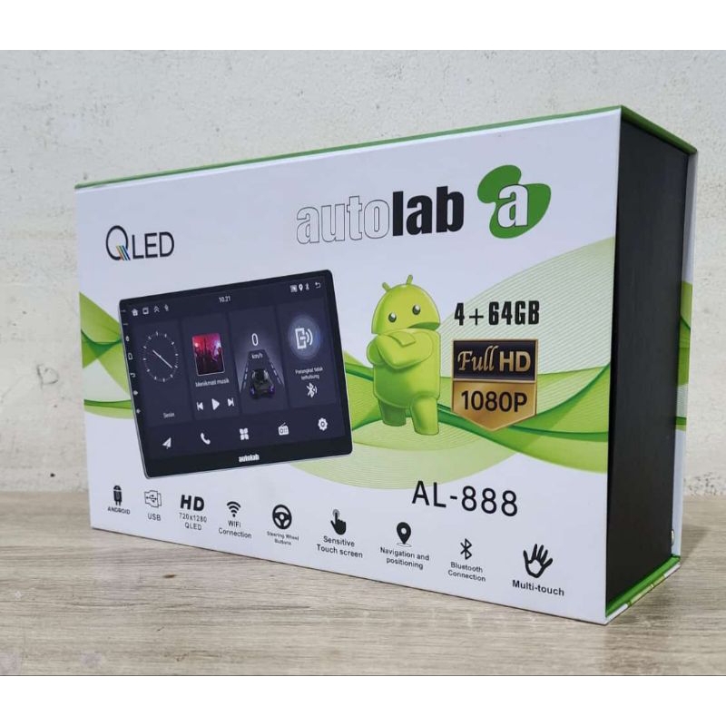 Jual HEAD UNIT TV Android AUTOLAB 9 inch 4/64 LAYAR QLED | Shopee Indonesia