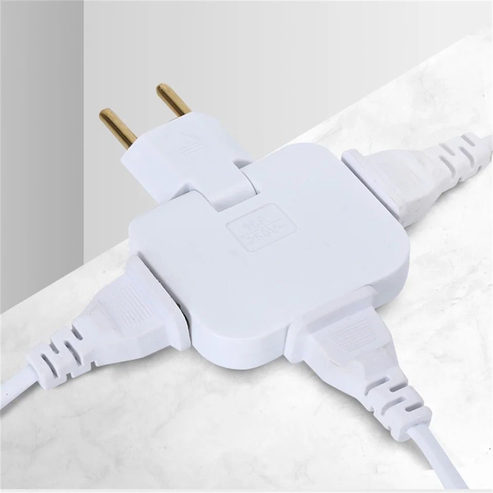 Jual Power Socket 3 in 1 Plug In Colokan Steker Lipat Folding Slim ...