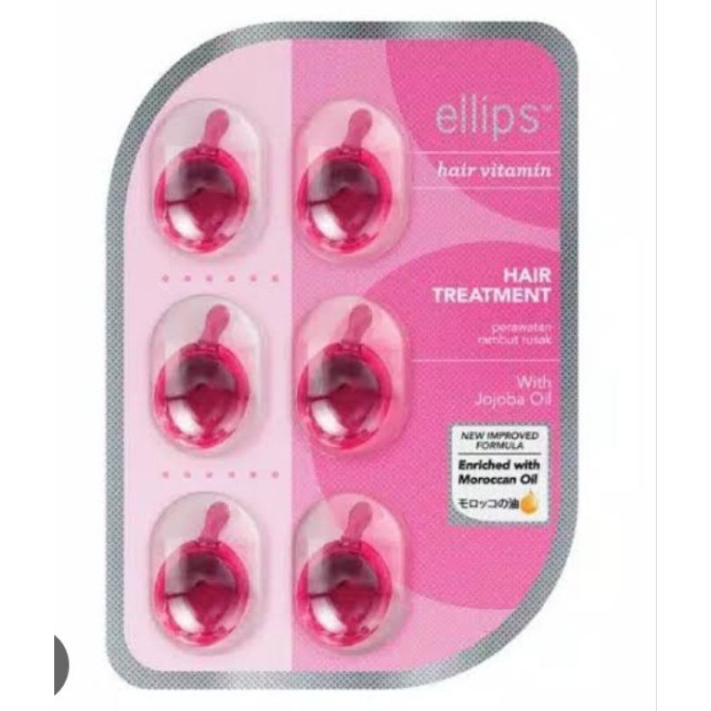 Jual VITAMIN RAMBUT ELLIPS (1 PACK ISI 6 KAPSUL) | Shopee Indonesia
