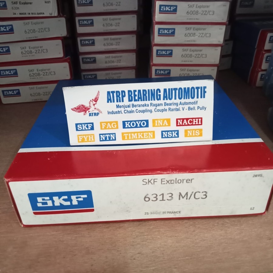 Jual BALL BEARING 6313 M/C3 6313M/C3 SKF ORIGINAL | Shopee Indonesia