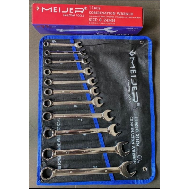 Jual Meijer 11 pcs Ring Pas Set 8-24mm Tebal | Shopee Indonesia