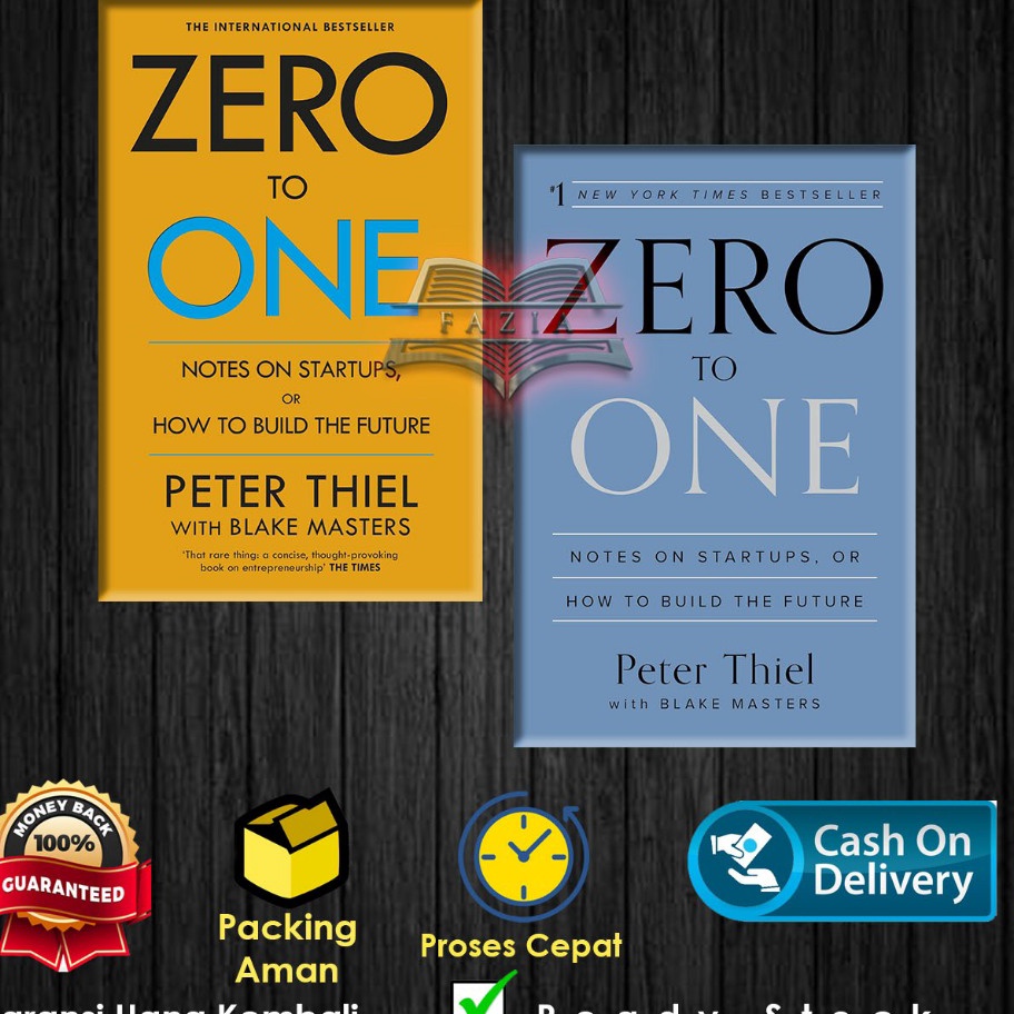 Jual WAH Zero to One by Peter Thiel IndonesiaEnglish | Shopee Indonesia