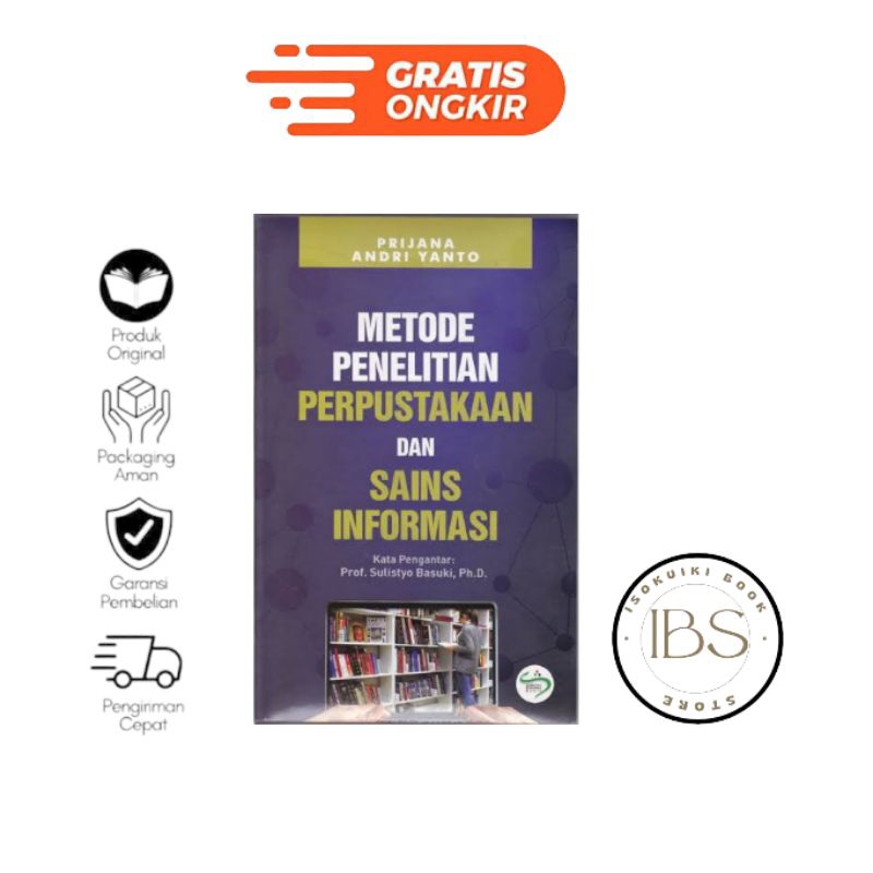 Jual Original Buku Metode Penelitian Perpustakaan Dan Sains Informasi ...