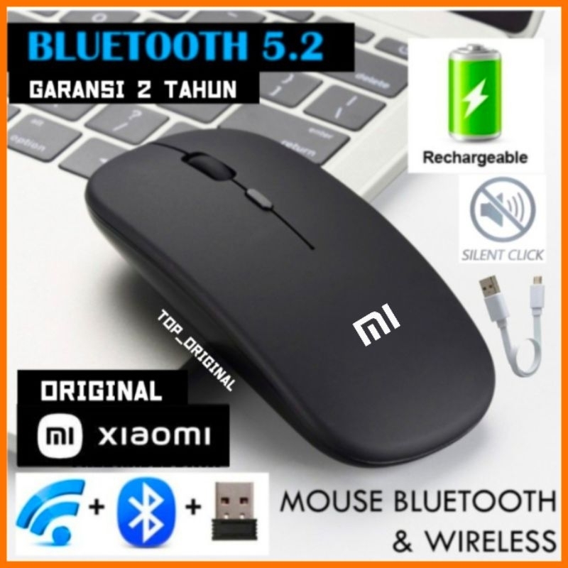 Jual [ SKS ] COD MOUSE MII BLUETOOTH & WIRELESS RECHARGER ISI ULANG ...