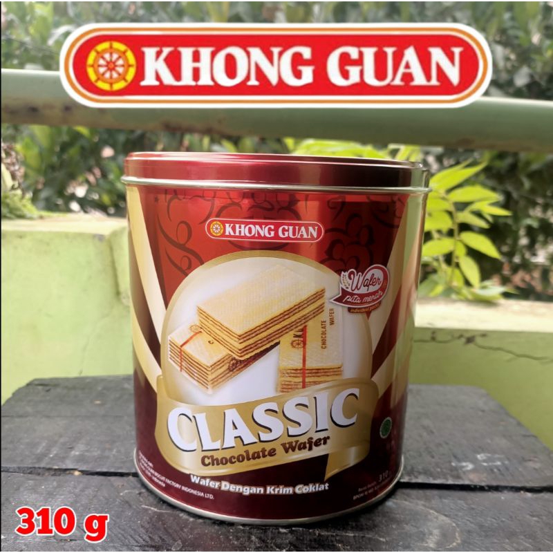 Jual Khong Guan wafer classic kemasan kaleng 310 gram | Shopee Indonesia