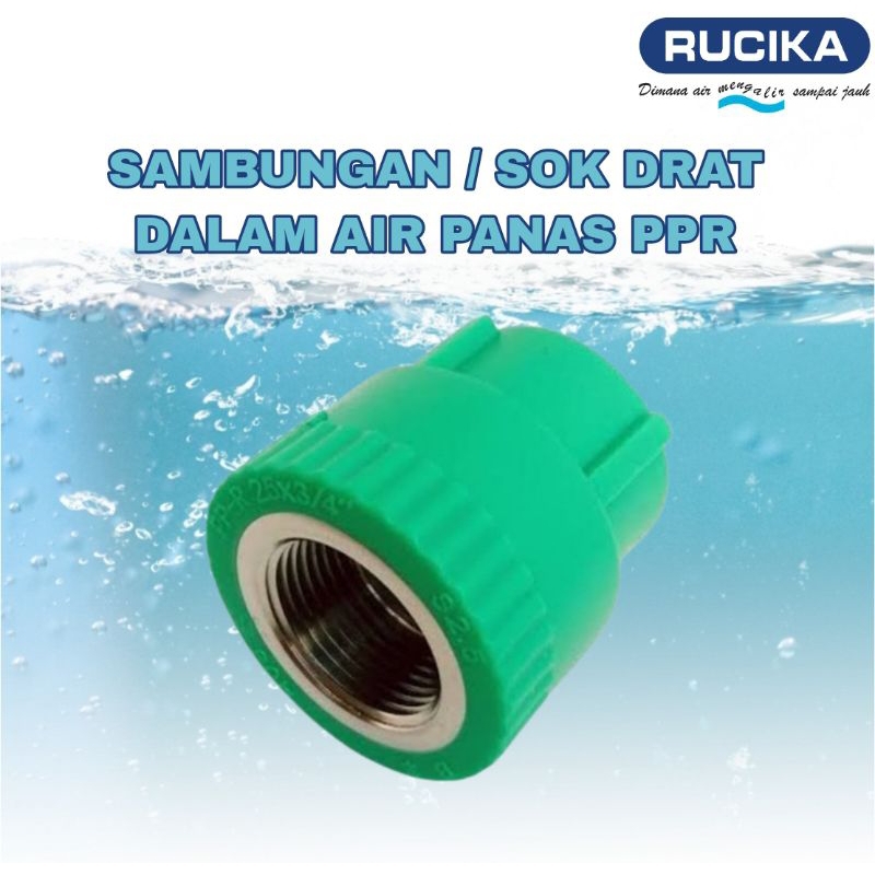 Jual SDD air panas ppr / Sok Drat Dalam PPR Rucika / SHOCK DRAT DALAM ...