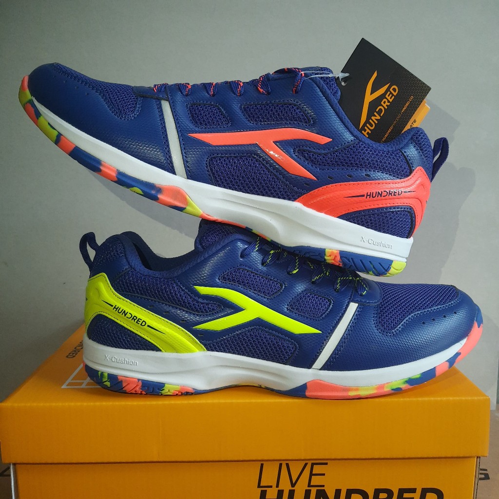 Jual SEPATU BADMINTON HUNDRED BLAST ORIGINAL TERBARU SPESIAL