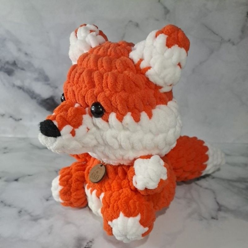 Jual Boneka rajut rubah fox / amigurumi fox / Plushie fox | Shopee ...