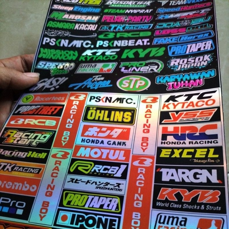 Jual STIKER RACING SPORT | STIKER MOTOR SPORT | STIKER HOLOGRAM ...