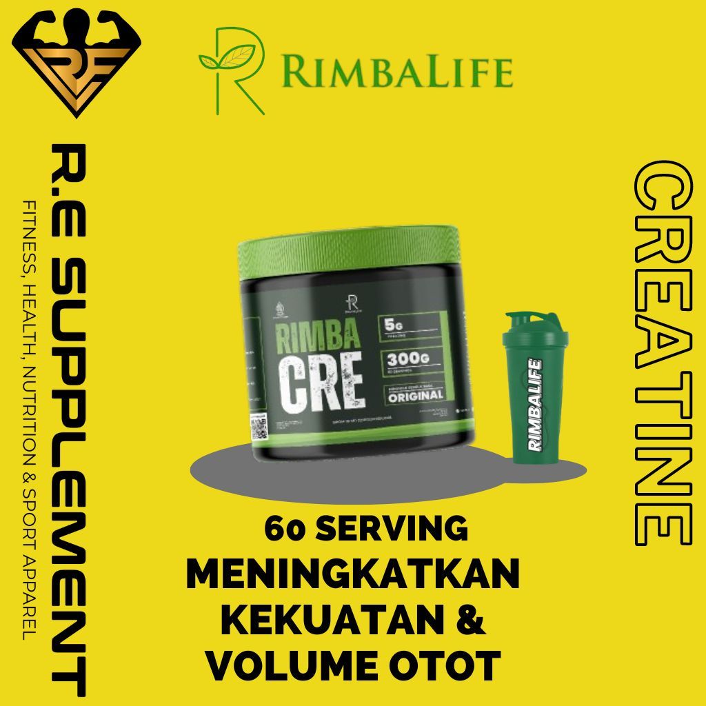 Jual Rimbalife Rimba CRE – Creatine Monohydrate Murni untuk Performa ...