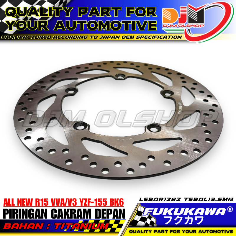 Jual R15 NEW V3 PIRINGAN CAKRAM DEPAN YZF R15 155 ORI FUKUKAWA | Shopee ...