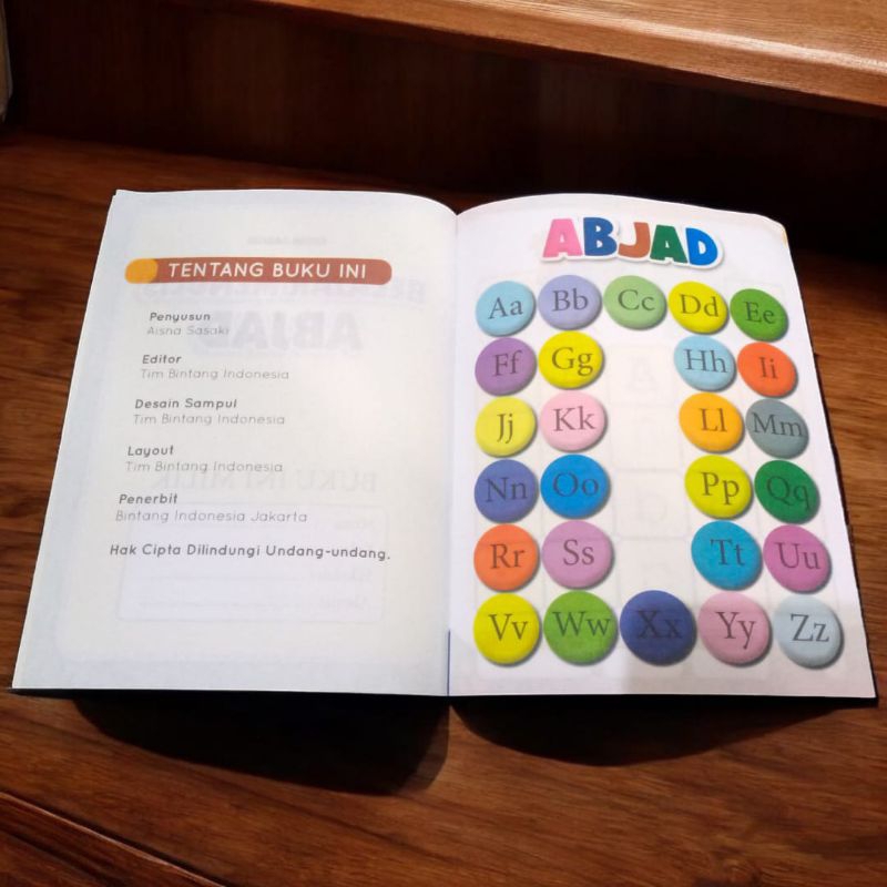 Jual buku belajar menulis abjad kurikulum merdeka color (19×27 cm ...