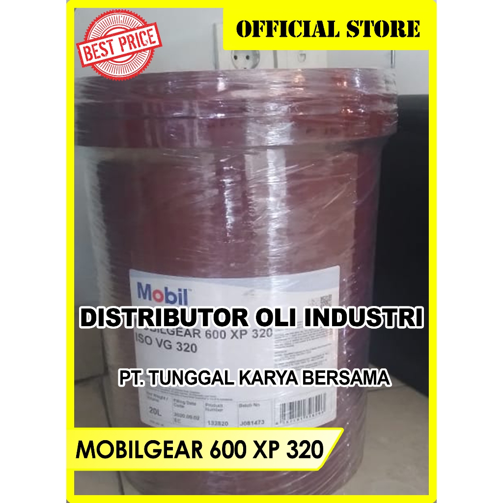 Jual MOBILGEAR 600 XP 320 ( Extreme Pressure Gear Oil ) | Shopee Indonesia