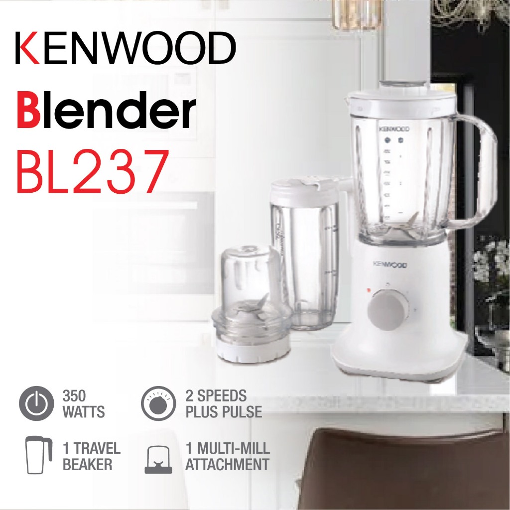 KENWOOD BLENDER IN BLEND XTRACT BL237WG GARANSI RESMI THN