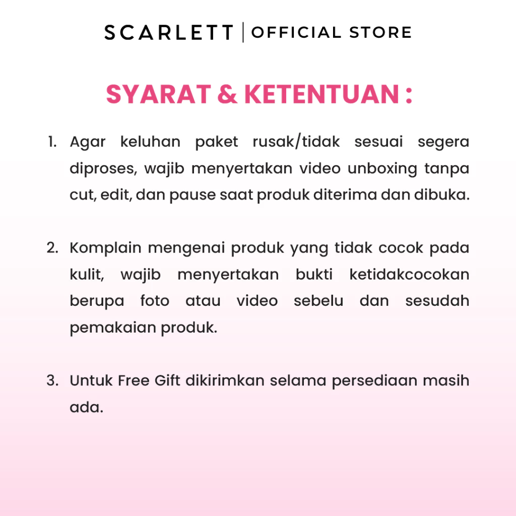 Scarlett Whitening Parfum 30ml - Parfum Wangi Soft Tahan Lama dan Best Seller