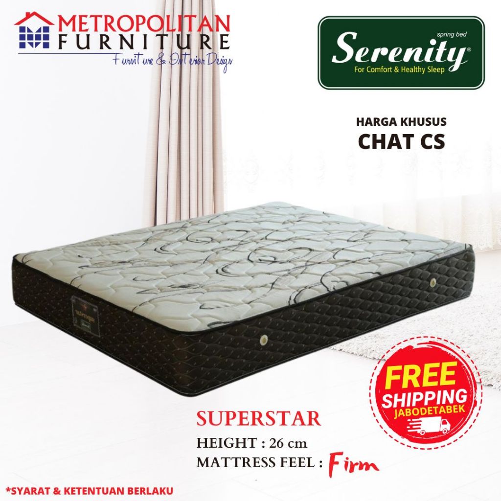 Jual Kasur Spring bed Elite Serenity Superstar Springbed Matras ...