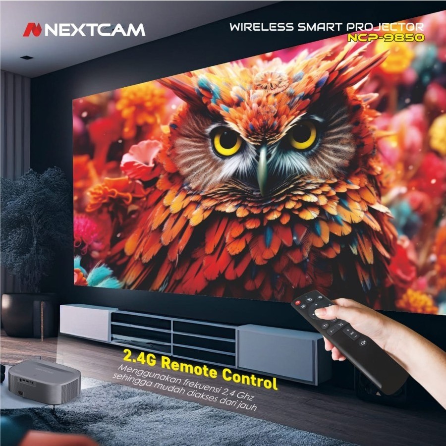 Jual Nextcam NCP-9850 proyektor android full hd wireless 8000lumens ...
