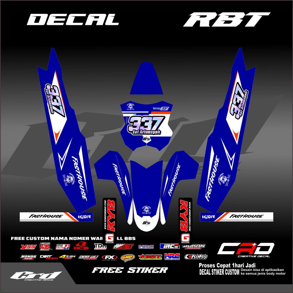 Jual DECAL RBT BODY JUPITER YAMAHA VEGA NEW FULL BODY DEKAL STICKER ...