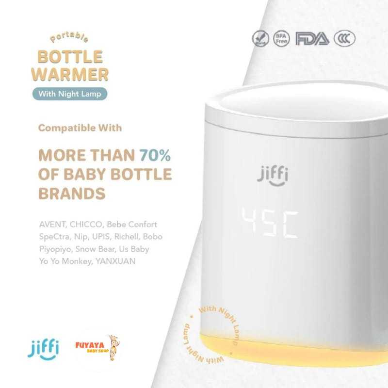 Baby Bottle Pemanas Jiffi Portable Bottle Warmer Formula Dispenser