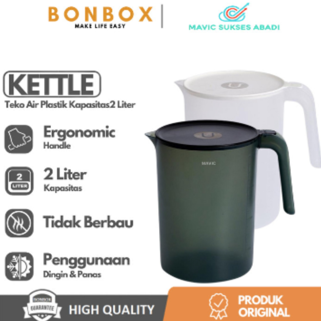 Jual Bonbox Kettle (BKL701) - Black/Ketel Bonbox (BKL701) - Hitam ...