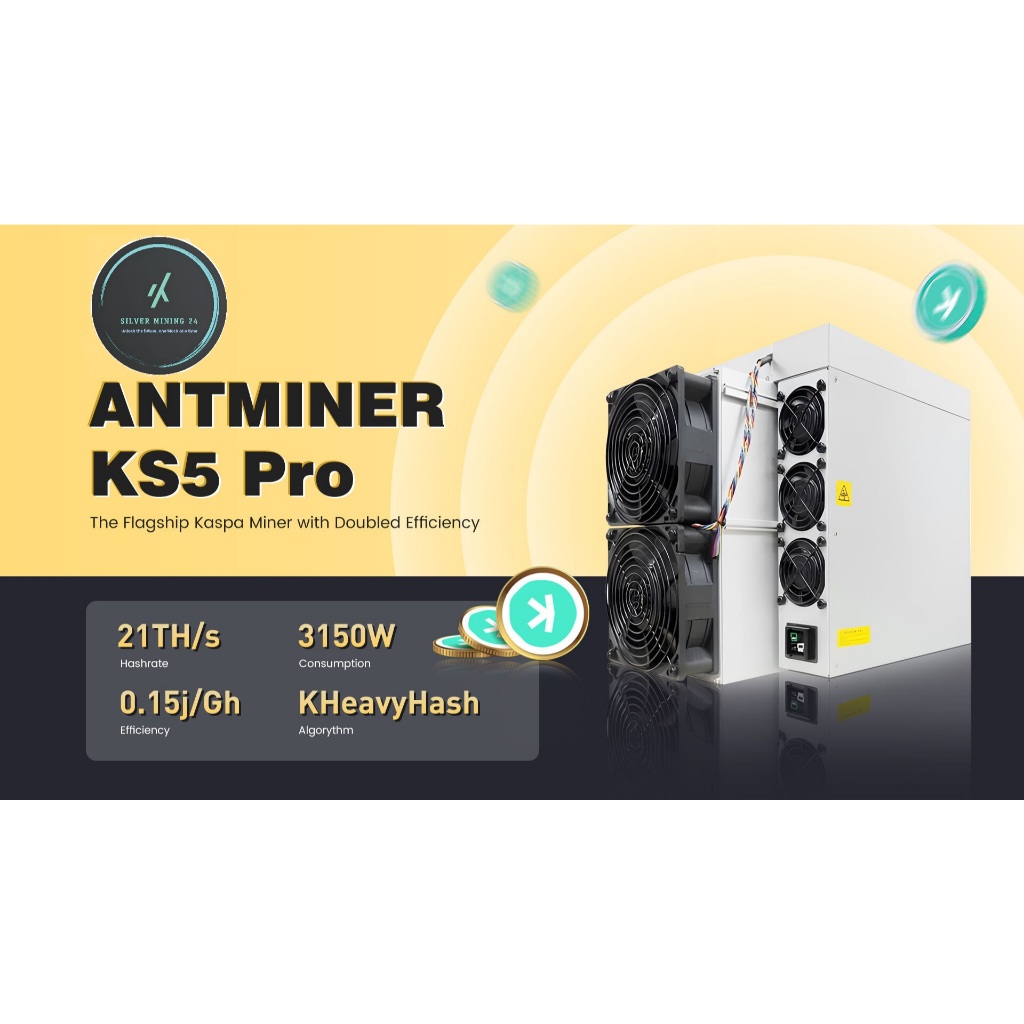 Jual Bitmain Antminer KS5 21TH PRO KAS KASPA Mining Asic Miner 21T 3150W Shopee Indonesia