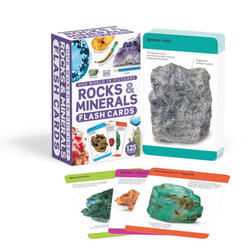 Jual DK Our World in Pictures Rocks & Minerals Flash Cards | Shopee ...