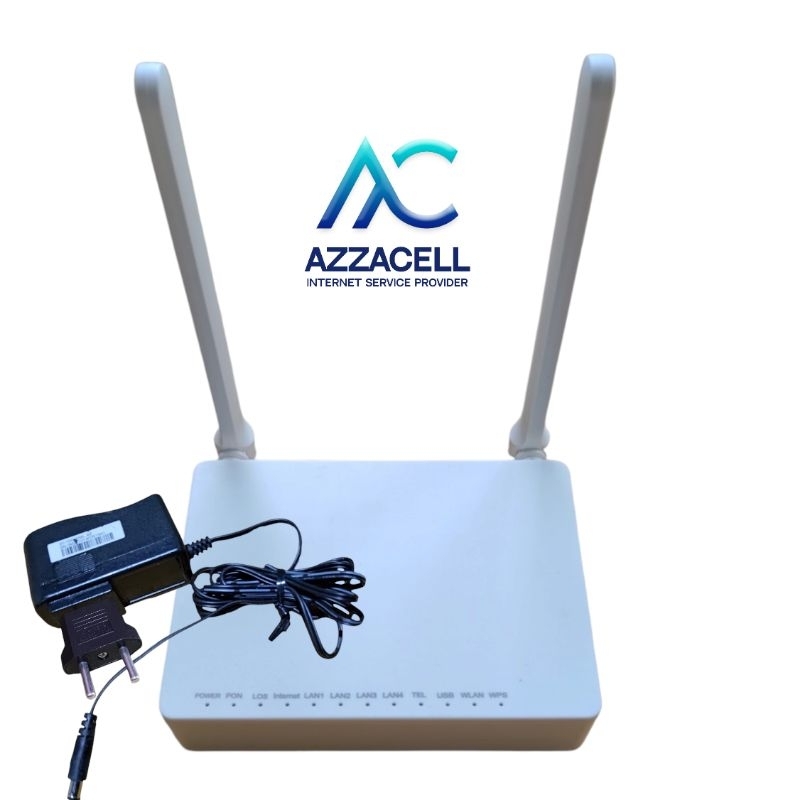 Jual ont onu modem ZTE zx f663nv3a xpon baru set adaptor tanam vlan ...