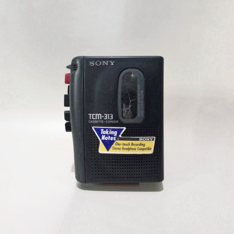 Walkman Sony TCM-S66V - Lecteur/enregistreur Micro-cassette - Pour Pièces Ou Réparation
