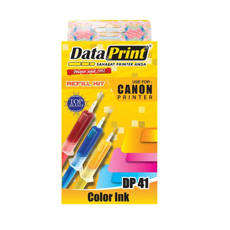 Jual POPPURI SHOP - Tinta Printer Canon Refill Kit Data Print Black DP ...