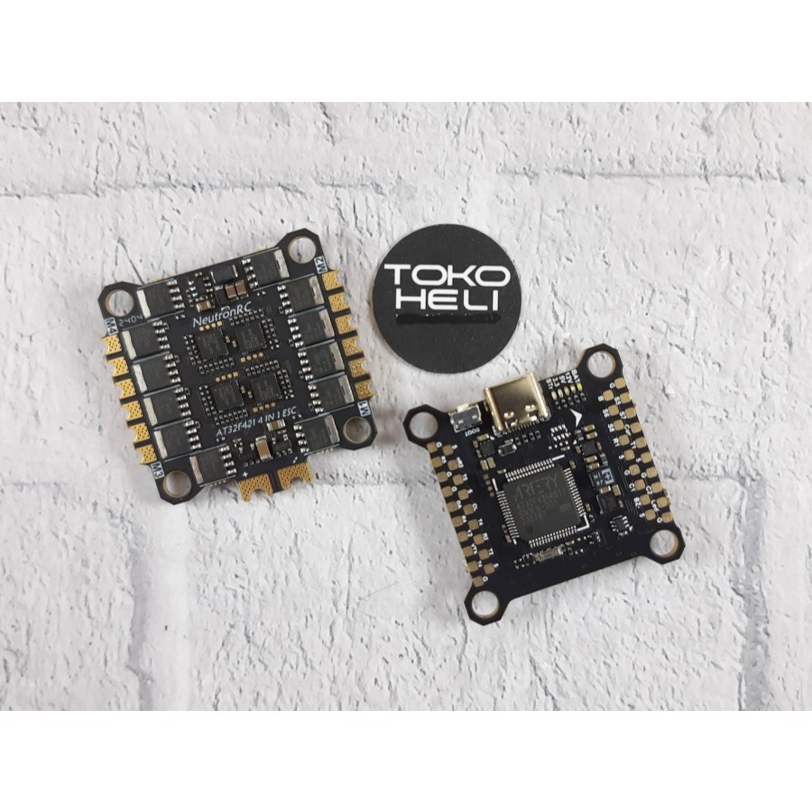 Jual NeutronRC AT32F435 AM32 60A 4IN1 AT32 F435 Flight Controller Inav ...