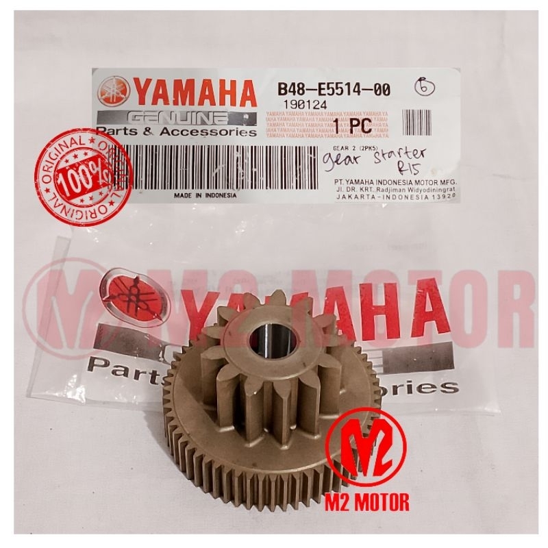 Jual GEAR STARTER R15 B48-E5514-00 ORIGINAL YAMAHA | Shopee Indonesia