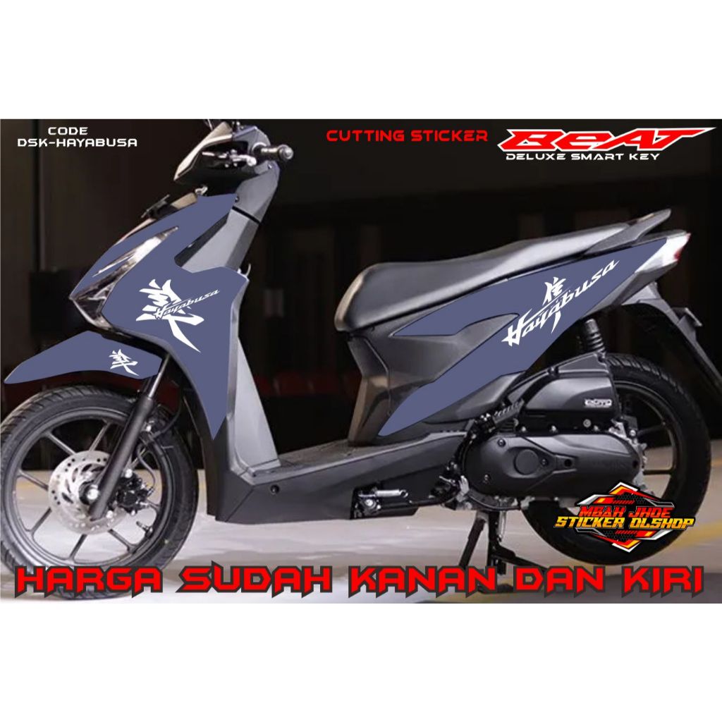Jual STICKER CUTTING MOTOR HONDA BEAT DELUXE SMARKEY 2024 | Shopee ...