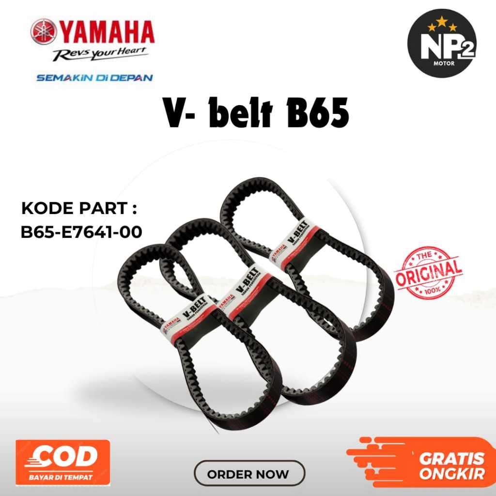Jual VANBELT B65 NMAX AEROX ORIGINAL YAMAHA | Shopee Indonesia