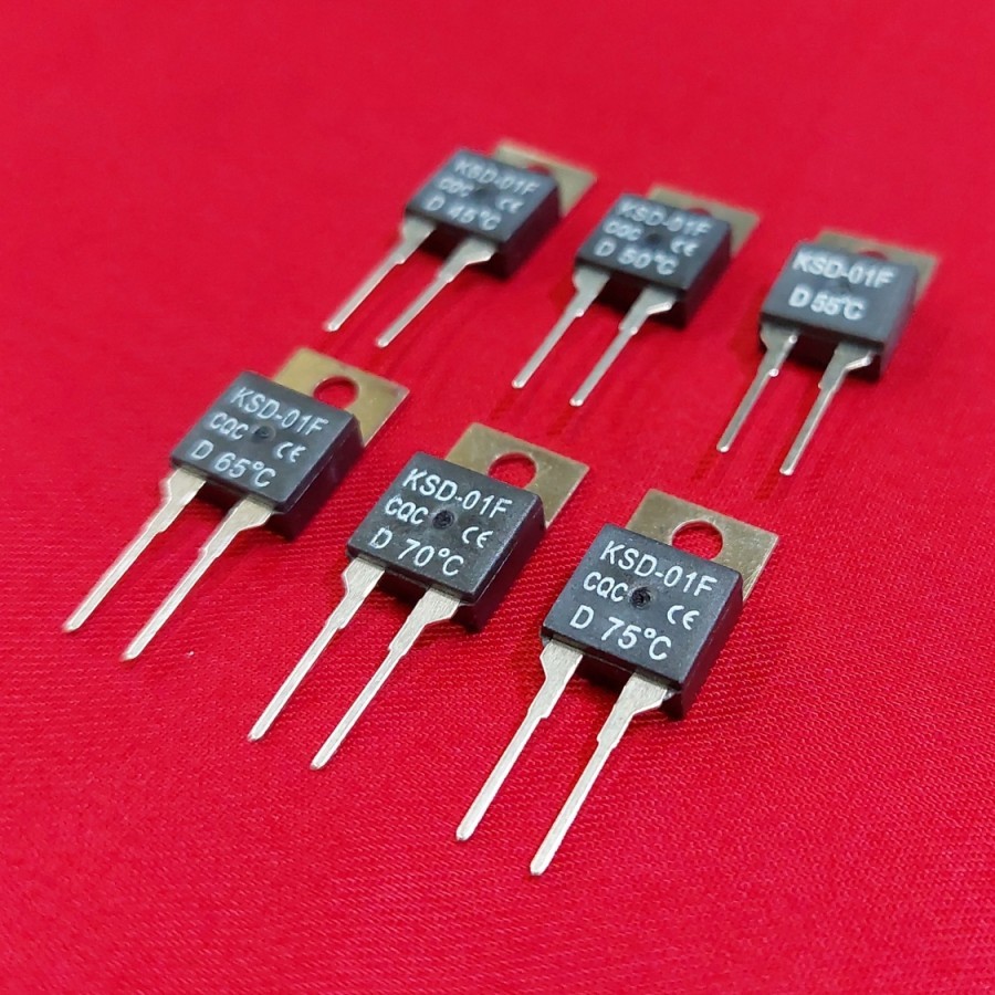 Jual KSD-01F KSD01 KSD Thermal Switch Temperature Sensor Thermostat ...