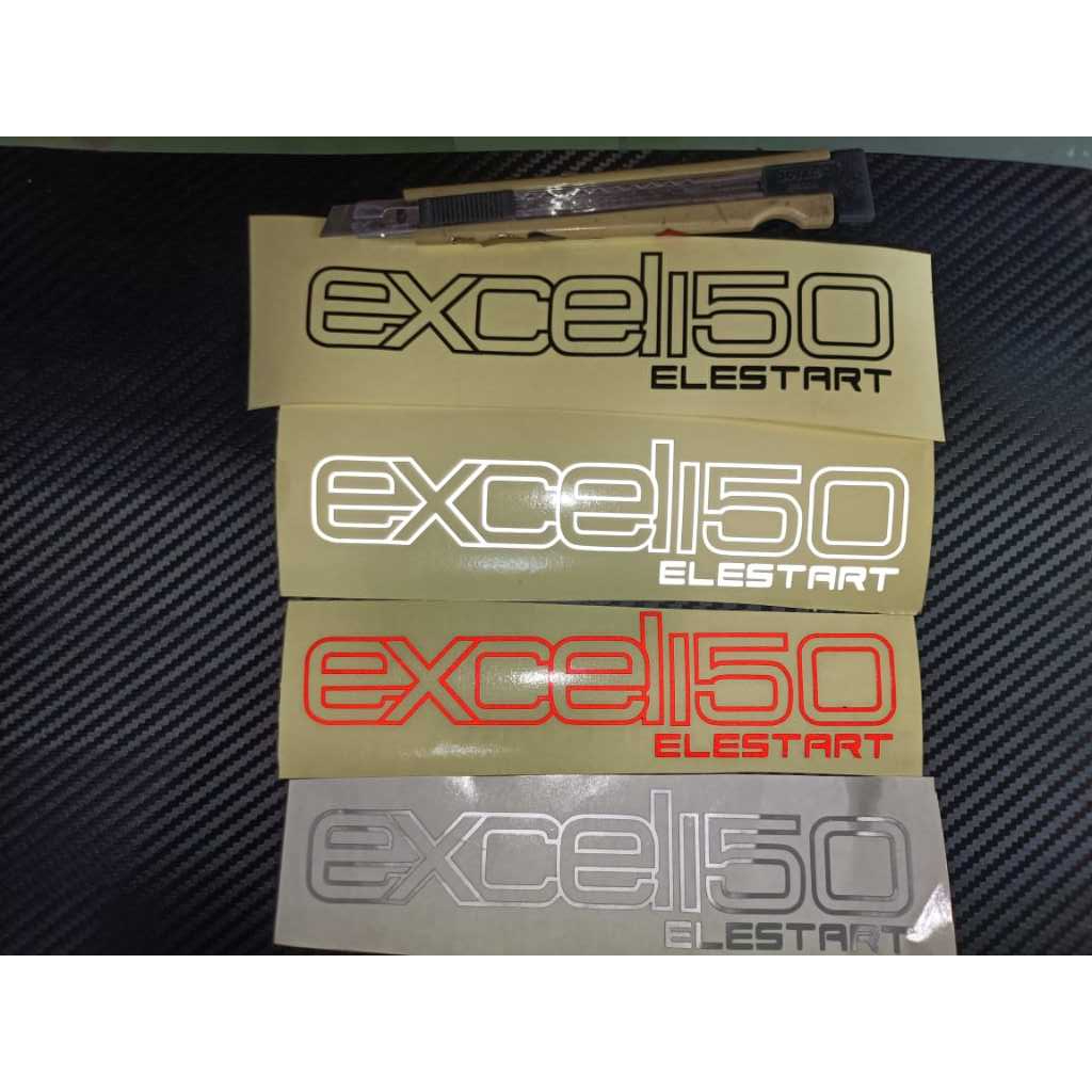 Jual STIKER cUTTING Vespa Excel 150 Cutting Sticker Set Kiri Dan Kanan ...