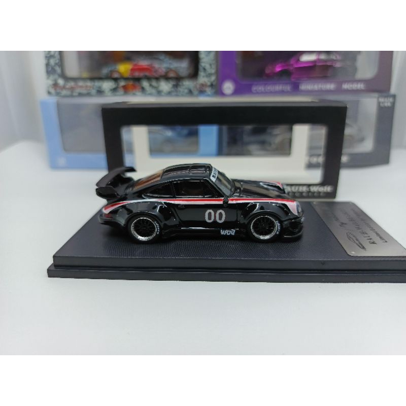 PORSCHE RWB 930 - GT Wing - black - QiDian 1:64