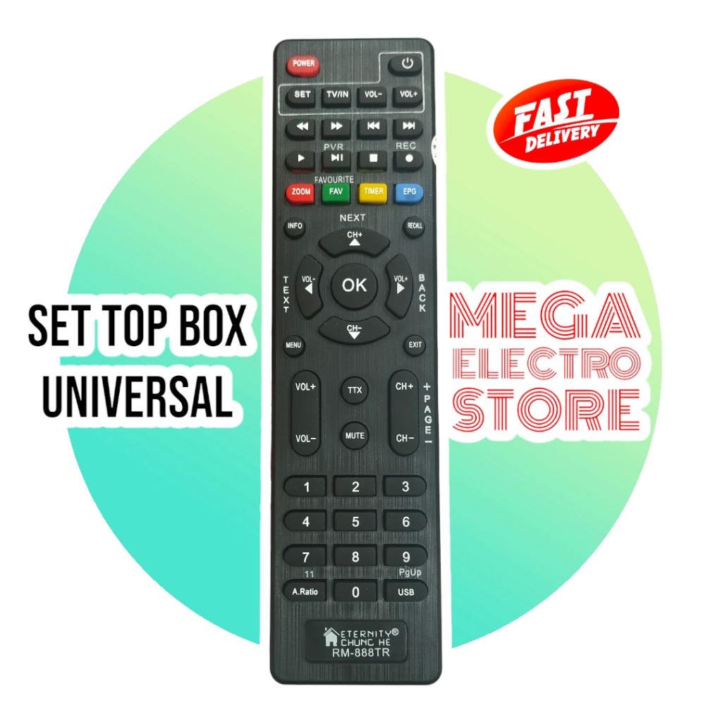 Jual REMOTE SET TOP BOX UNIVERSAL | Shopee Indonesia
