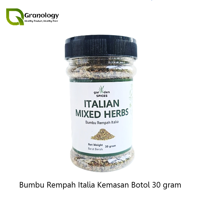 Jual Garden Spices Bumbu Kemasan Botol - Rempah Italia (30 gram ...