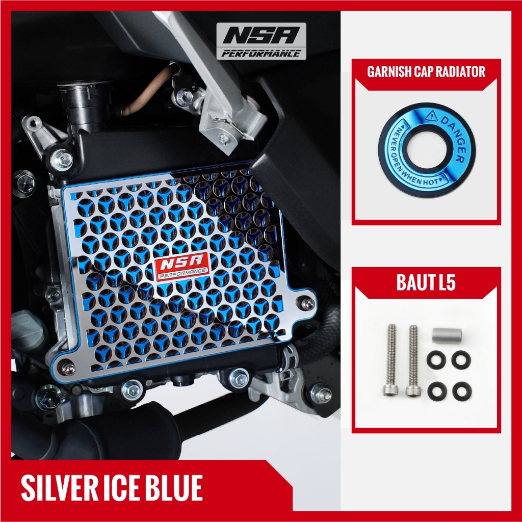 Jual NSA COVER RADIATOR BRIGITTE VARIO PCX NMAX AEROX ADV LEXI STYLO ...
